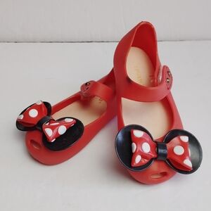 iFANS Girls Sweet Dot Bow Princess Mary Jane Jelly Flats for Toddler Size 6